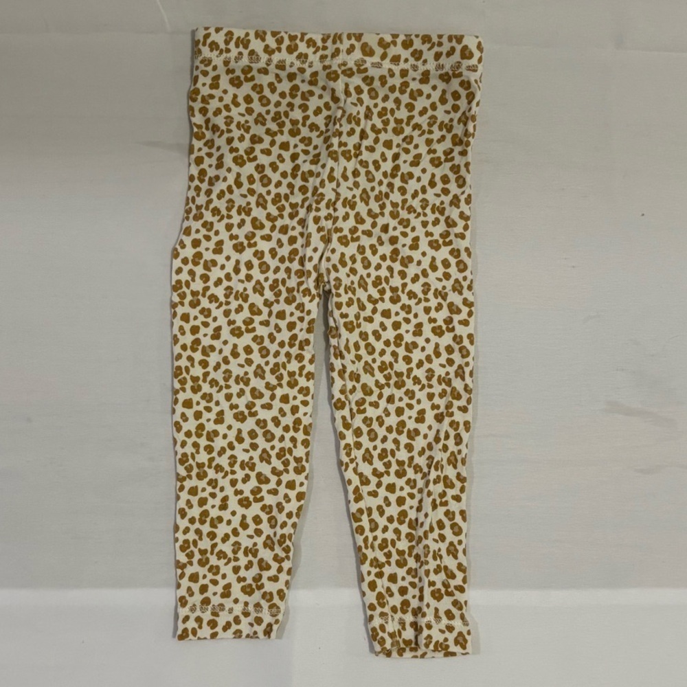 NWOT Quincy Mae Leopard Print Leggings. 6-12 months
